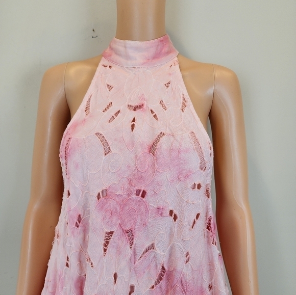 Free People Sleeveless  Eyelet Mini Dress - Picture 7 of 10